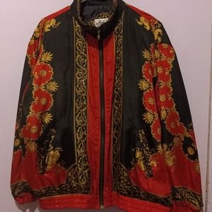 Silky Vintage Bomber Jacket